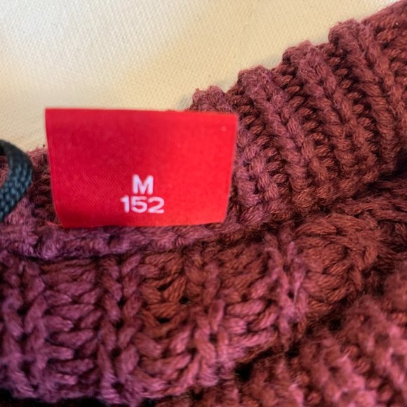 s Oliver, Sweater, Burgundy, Ribbed, Girls M - Picture 4 of 4